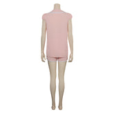 Movie Barbie 2023 Margot Robbie Barbie Pink Sleepwear Pajamas Cosplay Costume Outfits Halloween Carnival Suit